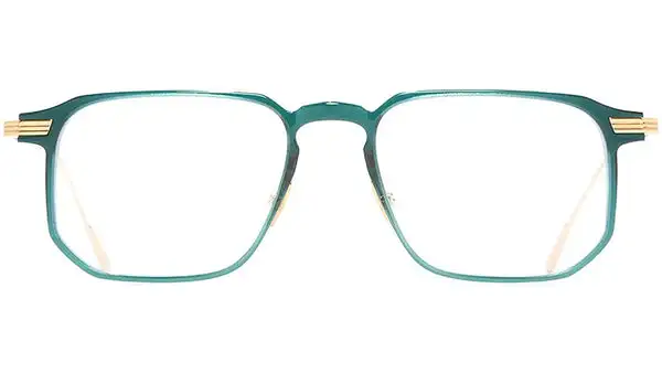 0007 Optical 03 Verde Occhiali da Vista Rettangolari
