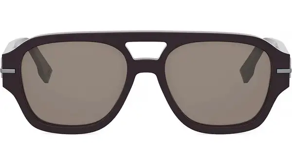 Fendigraphy Bordeaux Pilot Sunglasses