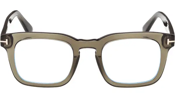 FT6025-B 096 Verde Scuro Lucido Occhiali da Vista