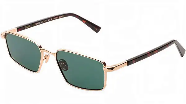 VEYRA Shiny Gold Green Occhiali da Sole