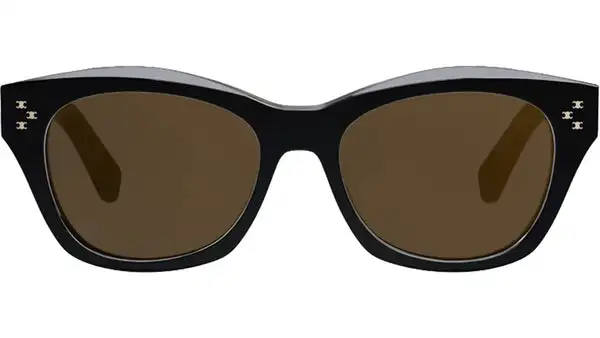Mini Triomphe Black Cat Eye Sunglasses