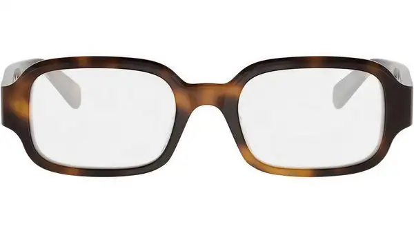 Triomphe Havana Rectangular Eyeglasses