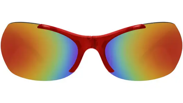 BB0454S 004 Rosso Trasparente Occhiali da Sole