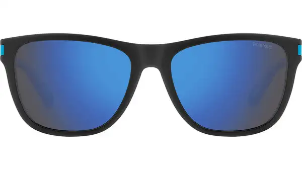 PLD 2138/S 0VK 5X Nero Opaco Blu Occhiali da Sole