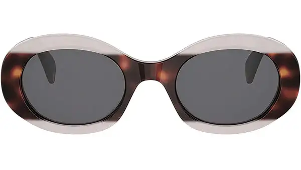 Triomphe Pink Oval Sunglasses