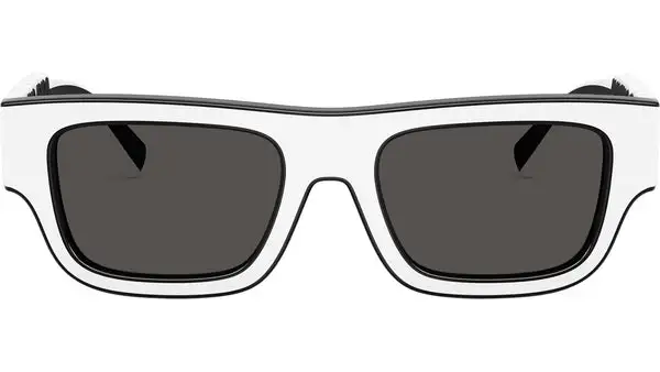 DX 6011 346587 Bianco / Nero Occhiali da Sole