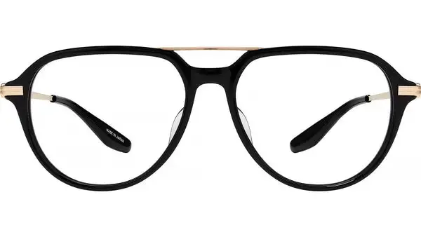 Dunn Black Pilot Eyeglasses