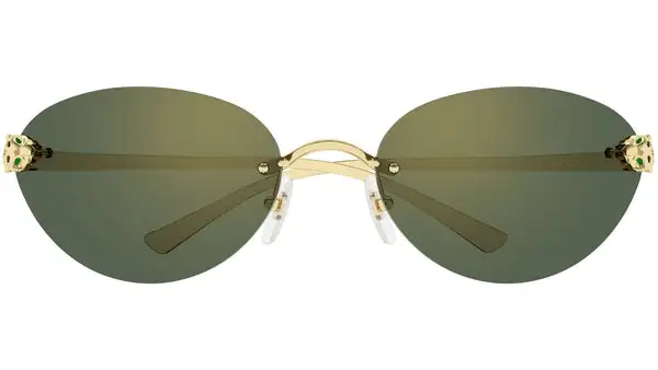 CT0635S 003 Oro Lucido Occhiali da Sole