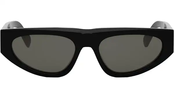 Monochroms Black Geometric Sunglasses