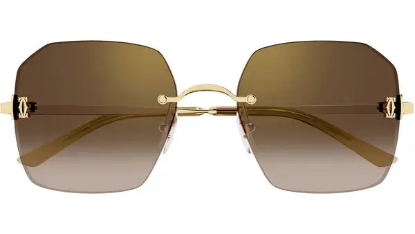 CT0591S 002 Oro Lucido Occhiali da Sole