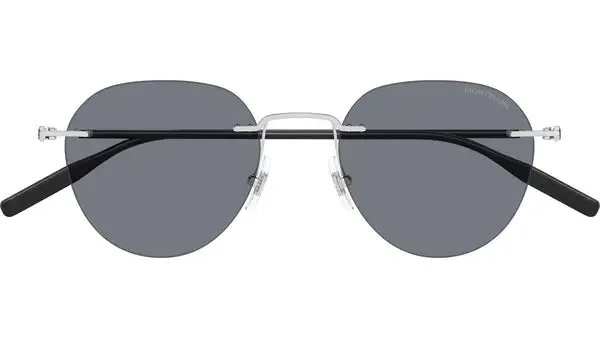 MB0428S 002 Argento Lucido Occhiali da Sole