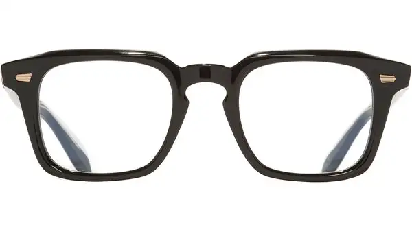 1416 Optical 01 Nero Su Cristallo Occhiali da Vista Rotondi