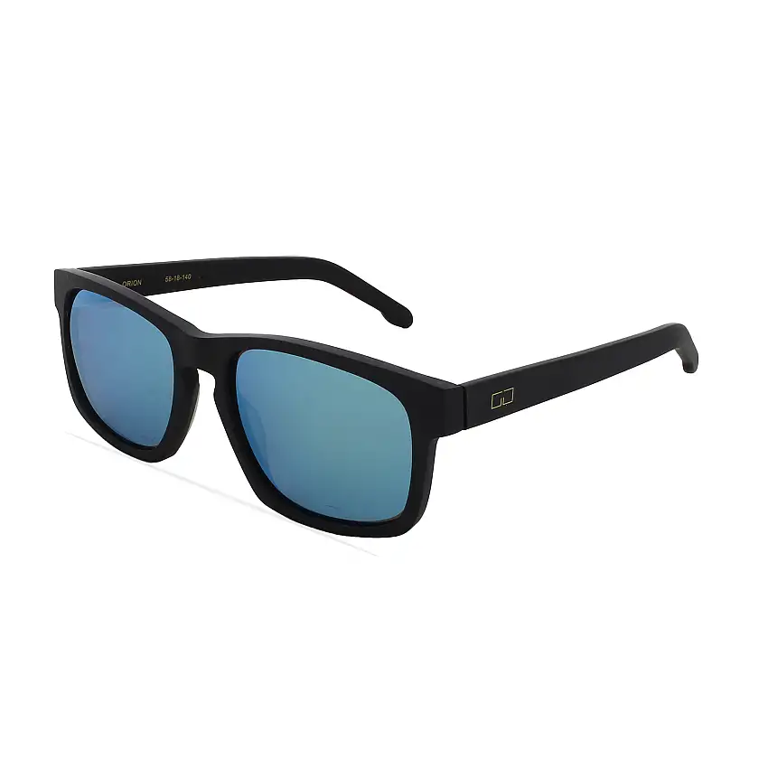 Occhiali da sole GREYHOUNDERS ORION MATTE BLACK / BLUE MIRROR