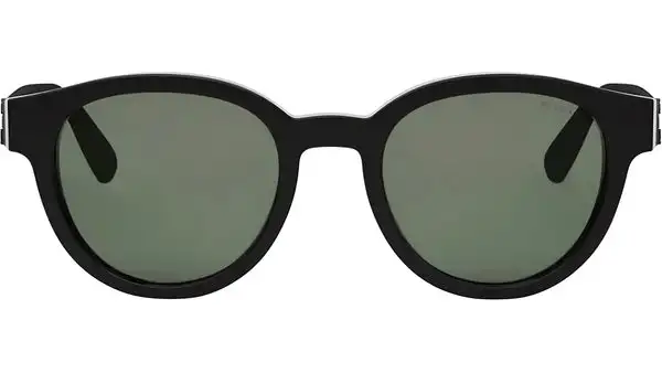 Bvlgari Aluminium Black Round Sunglasses