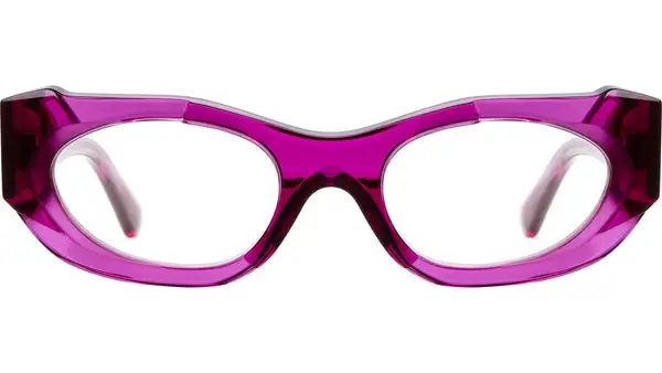 K62 FU Transparent Fuchsia Occhiali da Vista