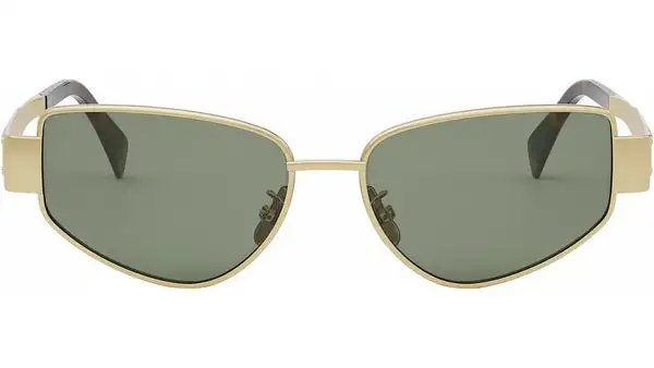 Metal Triomphe Gold Cat Eye Sunglasses