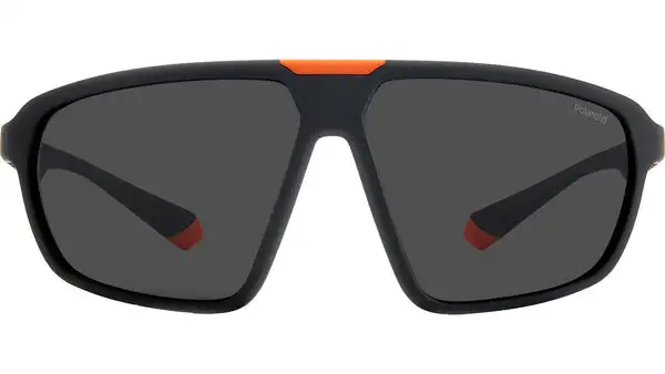 PLD 2142/S RC2 M9 Nero Opaco Arancione Occhiali da Sole