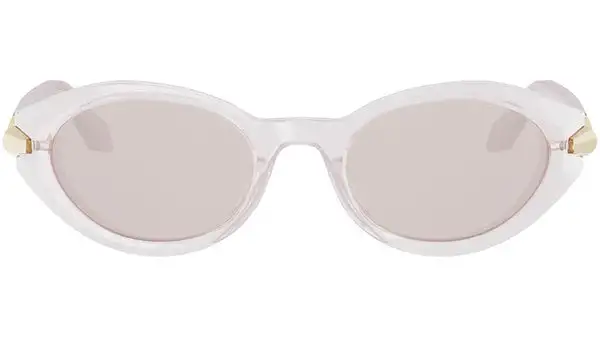Serpenti Viper Pink Oval Sunglasses