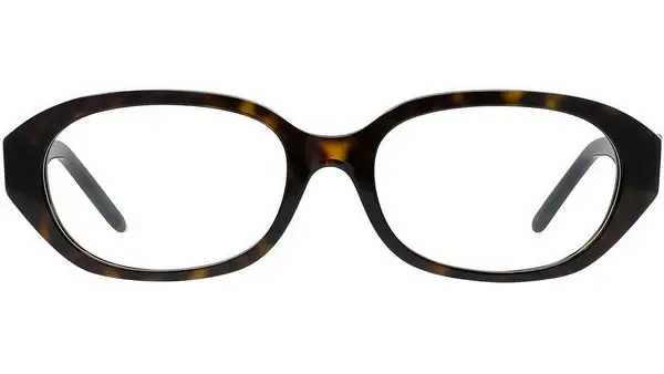 4G Liquid Havana Oval Eyeglasses