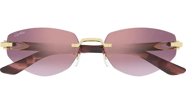 CT0580S 002 Oro Lucido Occhiali da Sole