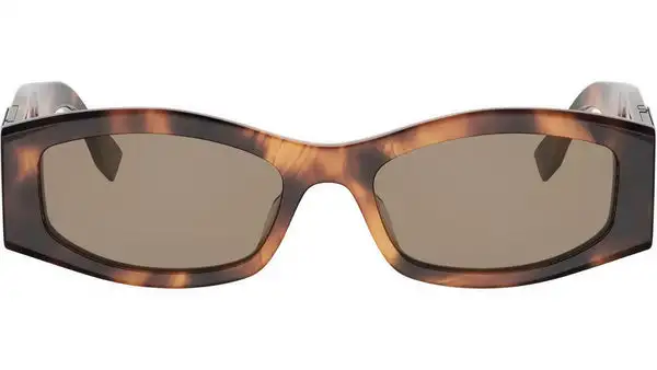 Forever Fendi Brown Geometric Sunglasses