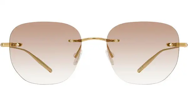 Tyrone Gold Square Sunglasses
