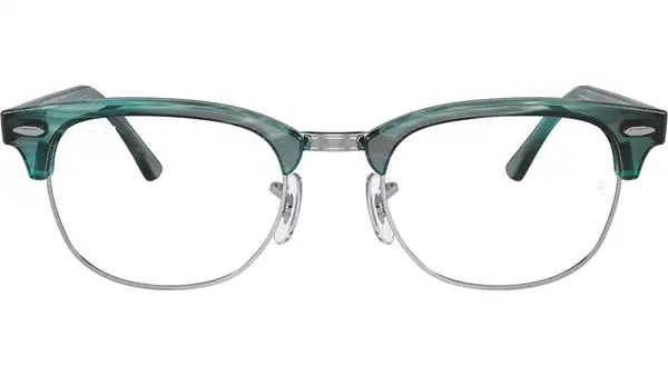 Clubmaster Optics RB5154 8377 Verde Striato Occhiali da Vista