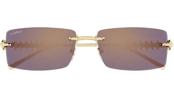 CT0604S 003 Oro Lucido Occhiali da Sole