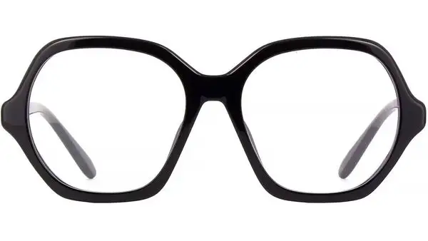 Slim Tortoise Geometric Eyeglasses LW50072I 001