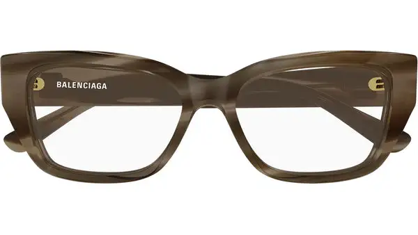 BB0483O 004 Marrone Striato Occhiali da Vista