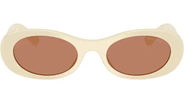 MU 06ZS 21D90Q Bianco Latte Occhiali da Sole