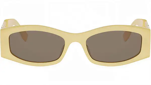 Forever Fendi Yellow Geometric Sunglasses