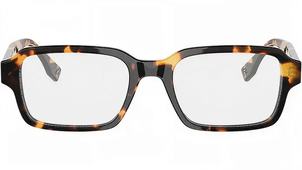 FF Squared Spotted Havana Square Eyeglasses