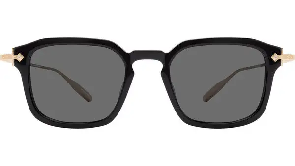 Nolan Black Geometric Sunglasses