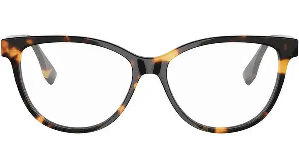 Forever Fendi Havana Cat Eye Eyeglasses