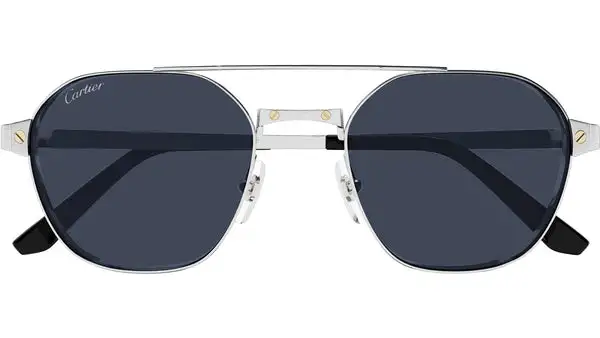 CT0571S 002 Argento Lucido Occhiali da Sole