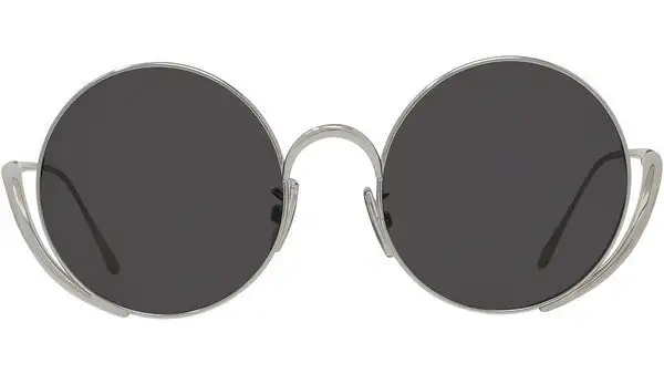 Signature Silver Round Sunglasses