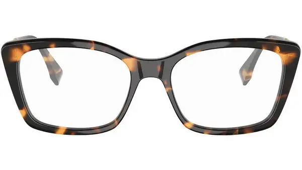 Fendigraphy Spotted Havana Square Eyeglasses