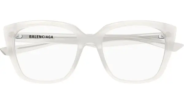 BB0062O 010 Bianco Lucido Occhiali da Vista