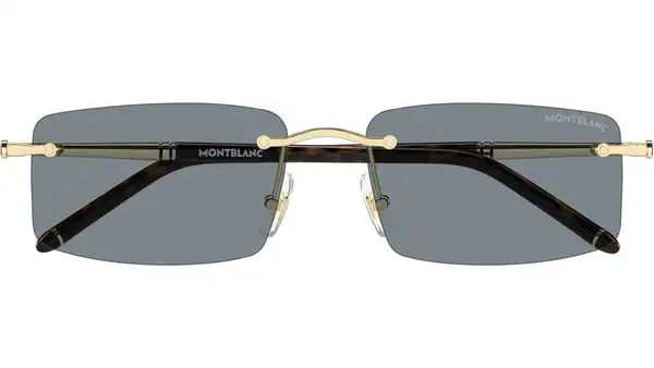 MB0443S 004 Oro Chiaro Occhiali da Sole
