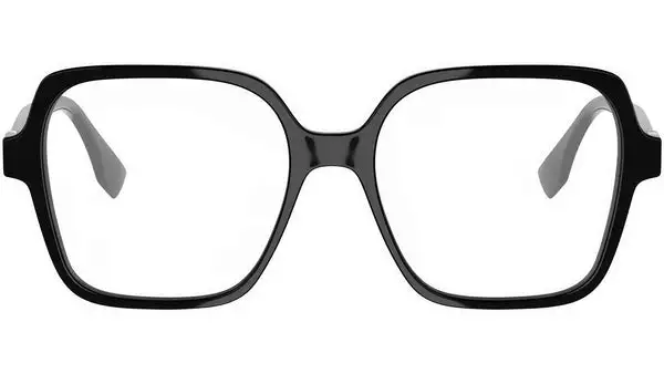 Forever Fendi Black Square Eyeglasses