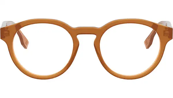 Signature Orange Pantos Eyeglasses