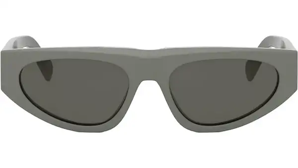 Monochroms Green Geometric Sunglasses