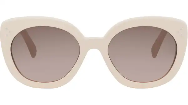 3 Dots Brown Butterfly Sunglasses