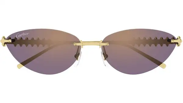 CT0543S 004 Oro Lucido Occhiali da Sole
