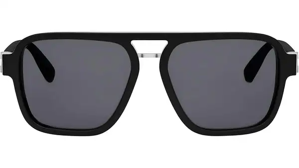 Bvlgari Aluminium Matte Black Pilot Sunglasses