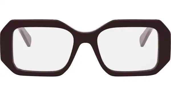 Triomphe Brown Geometric Eyeglasses