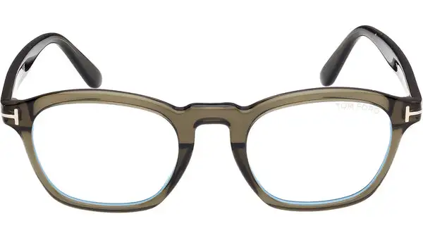 FT6033-B 096 Verde Scuro Lucido Occhiali da Vista