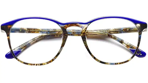 BRUGGE BRBL Marrone Blu Occhiali da Vista