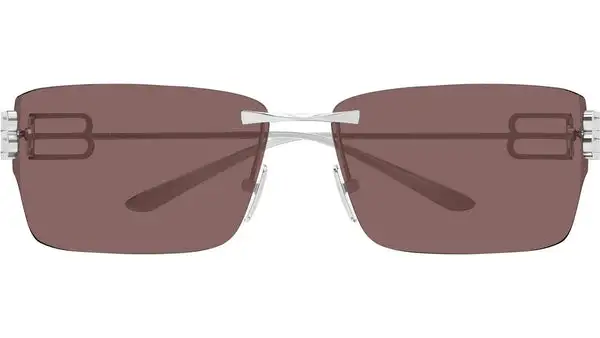 BB0485SA 004 Argento Lucido Occhiali da Sole